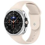 For Samsung Galaxy Watch8 / Watch8 Classic Reverse Buckle Silicone Watch Band(Starlight)