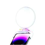 A01 Smartphone Photography Live Streaming Round LED Fill Light Portable Selfie Light(White)