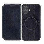 For iPhone 17 Kalebol Flip Card Slot MagSafe Leather Phone Case(Black)