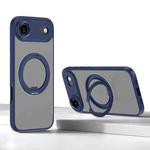 For iPhone 17 Air Kalebol Rotating Magnetic Holder MagSafe Phone Case(Blue)