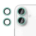For iPhone 16 Kalebol No Flicker Ultra-Thin Individual Camera Lens Tempered Glass Film(Sky Blue)