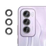 For OPPO Reno12 Pro Global Kalebol No Flicker Ultra-Thin Individual Camera Lens Tempered Glass Film(Black)