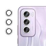 For OPPO Reno12 Pro Global Kalebol No Flicker Ultra-Thin Individual Camera Lens Tempered Glass Film(Silver)