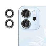 For OPPO Reno14 F Kalebol No Flicker Ultra-Thin Individual Camera Lens Tempered Glass Film(Black)