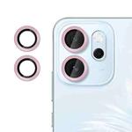 For OPPO Reno14 F Kalebol No Flicker Ultra-Thin Individual Camera Lens Tempered Glass Film(Pink)