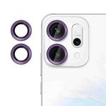 For OPPO Reno14 Global Kalebol No Flicker Ultra-Thin Individual Camera Lens Tempered Glass Film(Purple)