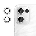 For OPPO Reno13 Global Kalebol No Flicker Ultra-Thin Individual Camera Lens Tempered Glass Film(Silver)