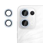 For OPPO Reno13 Global Kalebol No Flicker Ultra-Thin Individual Camera Lens Tempered Glass Film(Distant Peak Blue)