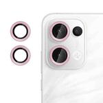 For OPPO Reno13 Global Kalebol No Flicker Ultra-Thin Individual Camera Lens Tempered Glass Film(Pink)