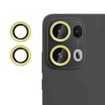 For OPPO Reno13 Pro Global Kalebol No Flicker Ultra-Thin Individual Camera Lens Tempered Glass Film(Gold)