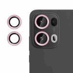 For OPPO Reno13 Pro Global Kalebol No Flicker Ultra-Thin Individual Camera Lens Tempered Glass Film(Pink)