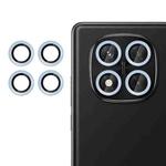 For Redmi Note 14 Pro 4G Kalebol No Flicker Ultra-Thin Individual Camera Lens Tempered Glass Film(Distant Peak Blue)