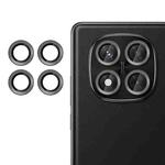For Redmi Note 14 Pro 5G Kalebol No Flicker Ultra-Thin Individual Camera Lens Tempered Glass Film(Black)
