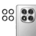 For Xiaomi Poco X7 Kalebol No Flicker Ultra-Thin Individual Camera Lens Tempered Glass Film(Black)