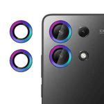For Redmi Note 13 4G Kalebol No Flicker Ultra-Thin Individual Camera Lens Tempered Glass Film(Dazzling Colors)