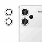 For Redmi Note 13 Pro+ Kalebol No Flicker Ultra-Thin Individual Camera Lens Tempered Glass Film(Silver)