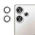 For Xiaomi Poco F6 Kalebol No Flicker Ultra-Thin Individual Camera Lens Tempered Glass Film(Silver)