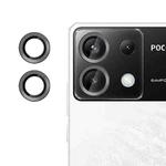 For Xiaomi Poco X6 Kalebol No Flicker Ultra-Thin Individual Camera Lens Tempered Glass Film(Black)