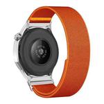18mm Adjustable Single Loop Elastic Nylon Watch Band(Orange)