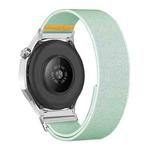 22mm Adjustable Single Loop Elastic Nylon Watch Band(Mint Green)