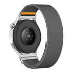 22mm Adjustable Single Loop Elastic Nylon Watch Band(Gray)
