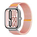 For Xiaomi Smart Band 9 Pro / Redmi Watch 5 Adjustable Single Loop Elastic Nylon Watch Band(Pink)