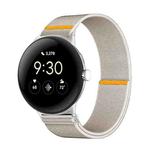 For Google Pixel Watch 3 45mm Adjustable Single Loop Elastic Nylon Watch Band(Starlight)