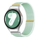 For Samsung Galaxy Watch FE / 7 / 6 / 5 / 4 Adjustable Single Loop Elastic Nylon Watch Band(Mint Green)