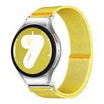 For Samsung Galaxy Watch FE / 7 / 6 / 5 / 4 Adjustable Single Loop Elastic Nylon Watch Band(Yellow)