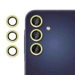 For Samsung Galaxy A15 5G Kalebol No Flicker Ultra-Thin Individual Camera Lens Tempered Glass Film(Gold)