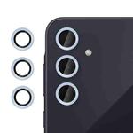 For Samsung Galaxy A35 5G Kalebol No Flicker Ultra-Thin Individual Camera Lens Tempered Glass Film(Distant Peak Blue)