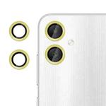 For Samsung Galaxy A06 5G Kalebol No Flicker Ultra-Thin Individual Camera Lens Tempered Glass Film(Gold)