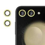 For Samsung Galaxy Z Flip5  Kalebol No Flicker Ultra-Thin Individual Camera Lens Tempered Glass Film(Gold)