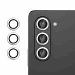 For Samsung Galaxy Z Fold5  Kalebol No Flicker Ultra-Thin Individual Camera Lens Tempered Glass Film(Silver)