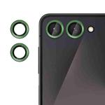 For Samsung Galaxy Z Flip7 Kalebol No Flicker Ultra-Thin Individual Camera Lens Tempered Glass Film(Green)
