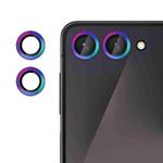 For Samsung Galaxy Z Flip7 Kalebol No Flicker Ultra-Thin Individual Camera Lens Tempered Glass Film(Colorful)