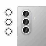 For Samsung Galaxy Z Fold7 Kalebol No Flicker Ultra-Thin Individual Camera Lens Tempered Glass Film(Silver)
