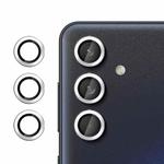 For Samsung Galaxy M55 Kalebol No Flicker Ultra-Thin Individual Camera Lens Tempered Glass Film(Silver)
