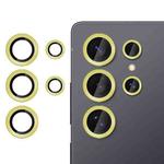 For Samsung Galaxy S25 Ultra 5G Kalebol No Flicker Ultra-Thin Individual Camera Lens Tempered Glass Film(Gold)