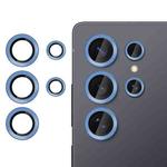For Samsung Galaxy S25 Ultra 5G Kalebol No Flicker Ultra-Thin Individual Camera Lens Tempered Glass Film(Blue)