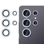 For Samsung Galaxy S25 Ultra 5G Kalebol No Flicker Ultra-Thin Individual Camera Lens Tempered Glass Film(Distant Peak Blue)