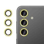 For Samsung Galaxy S24+ 5G Kalebol No Flicker Ultra-Thin Individual Camera Lens Tempered Glass Film(Gold)