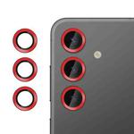 For Samsung Galaxy S24+ 5G Kalebol No Flicker Ultra-Thin Individual Camera Lens Tempered Glass Film(Red)