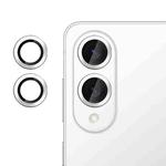 For Samsung Galaxy S25 Edge 5G Kalebol No Flicker Ultra-Thin Individual Camera Lens Tempered Glass Film(Silver)