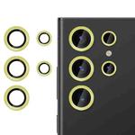 For Samsung Galaxy S23 Ultra 5G Kalebol No Flicker Ultra-Thin Individual Camera Lens Tempered Glass Film(Gold)