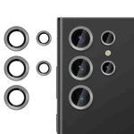 For Samsung Galaxy S23 Ultra 5G Kalebol No Flicker Ultra-Thin Individual Camera Lens Tempered Glass Film(Titanium Gray)
