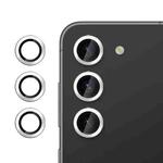 For Samsung Galaxy S23+ 5G Kalebol No Flicker Ultra-Thin Individual Camera Lens Tempered Glass Film(Silver)