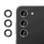 For Samsung Galaxy S23 5G Kalebol No Flicker Ultra-Thin Individual Camera Lens Tempered Glass Film(Black)