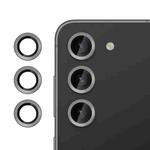 For Samsung Galaxy S23 5G Kalebol No Flicker Ultra-Thin Individual Camera Lens Tempered Glass Film(Titanium Gray)