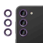 For Samsung Galaxy S23 5G Kalebol No Flicker Ultra-Thin Individual Camera Lens Tempered Glass Film(Purple)